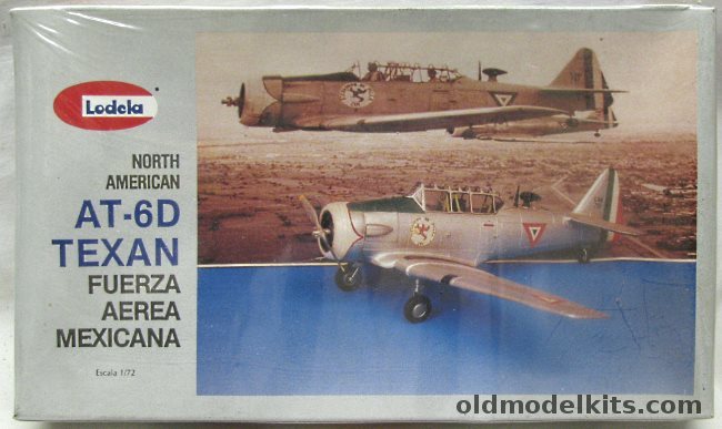Lodela 1/72 AT-6D Texan - Mexican Air Force, RH-4207 plastic model kit